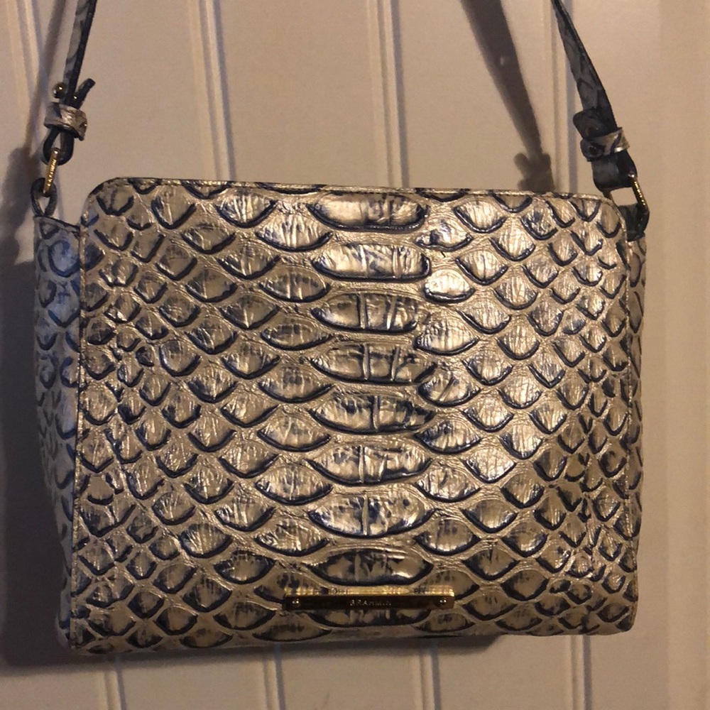 Brahmin Carrie Crossbody Steel Pamilla